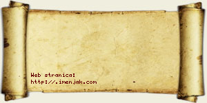 Gala Hajdeman vizit kartica